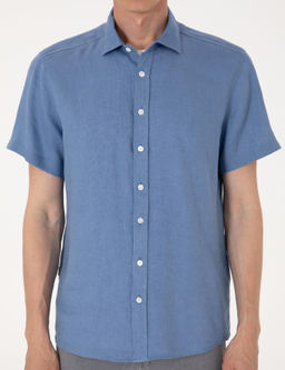 Mavi %100 Keten Regular Fit K_sa Kollu G_mlek - Pierre cardin фото 6