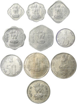 Набор монет Индии