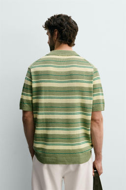 POLO PUNTO JACQUARD RAYAS / rayas - Zara фото 3