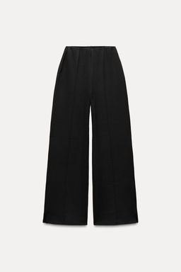 INTERLOCK KNIT TROUSERS WITH VENTS - Zara фото 5