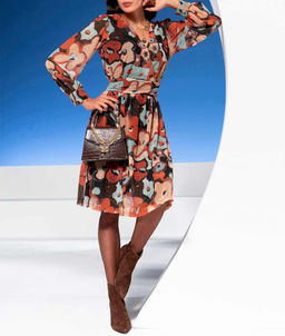 Платье, цвета шоколада