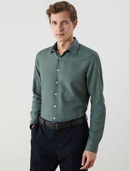 Slim Fit Uzun Kollu Oxford Erkek G?mlek