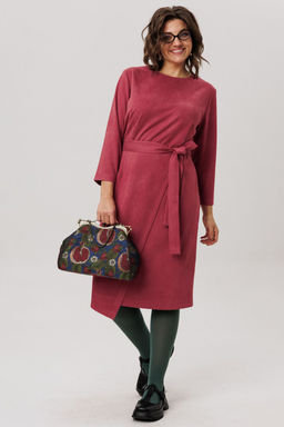 Платье ANELLI 1731 морозная вишня  фото 3