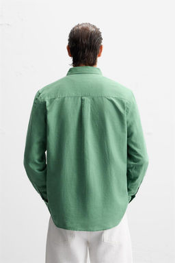 COTTON - LINEN SHIRT - Zara фото 27