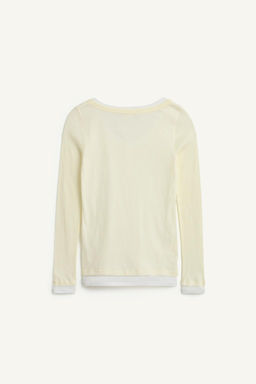 CTTN DBL TSHRT 16 / Burgundy - Zara фото 10
