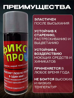 Жидкая резина Фикс про 3в1 серая - Buro фото 2