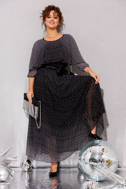 Платье Anastasia 063.1-Р черно-серый - Mira fashion фото 6