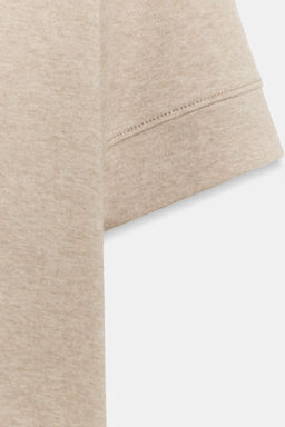 CAMISETA MINIMAL MANGA CORTA / Beige vigor? - Zara фото 8