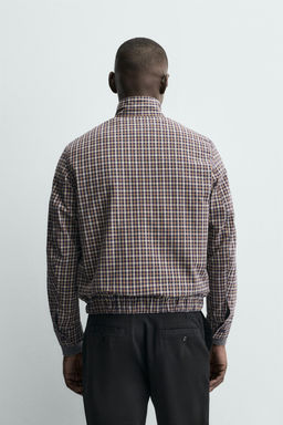 CHECKED BOMBER JACKET - Zara фото 11