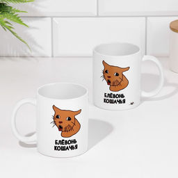 Кружка сублимация Блёвонь кошачья