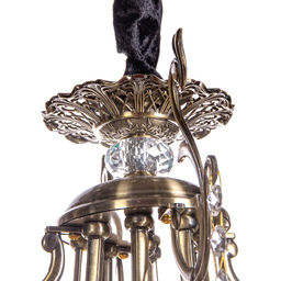 Люстра подвесная в стиле барокко "Arca" 8*40Вт Е14 29-P8504/GB золото