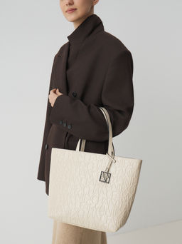 Женский тоут ARMANI EXCHANGE LIZ Артикул 4361309, серо-бежевый  фото 2