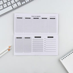 Планинг горизонтальный, на скобе 24 л. Панда - Artfox фото 3