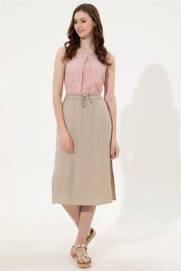 U. S. Polo Assn Женская тканая юбка цвета хаки - U.s. polo assn фото 6