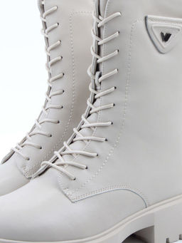 04-PAM366-2Z LT. BEIGE Ботинки зимние женские (натуральная кожа, 100% шерсть)