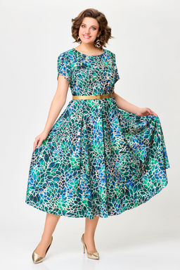 Блуза Swallow 803.2 черный+серебряный узор фото 1084