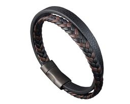 Мужской браслет из кожи, ALB-ИМ60к/ч