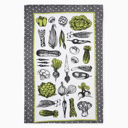 Набор полотенец Доляна Овощи 35х602 см-2шт.,100% хл, рогожка,162г/м2 фото 6