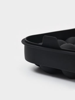 Форма для льда "Шарики", 22 ячейки , 21х14х3,5 см, цвет черный