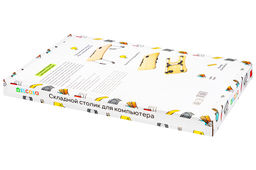 Складной столик для компьютера 60*40*26 см "Орех"