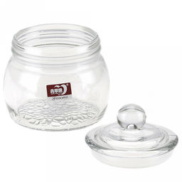Банка стеклянная прижимная крышка Бочонок 0,5л, д11,3см, h9см, д/горла-8,3см, д/основания-9,5см (Китай) - Домашняя мода фото 2