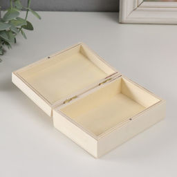 Шкатулка для росписи дерево «Прямоугольная», без замочка, 11×7.5×4 см