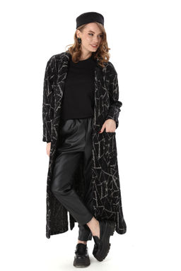 Кардиган NIKVA н1004-1 черная геометрия