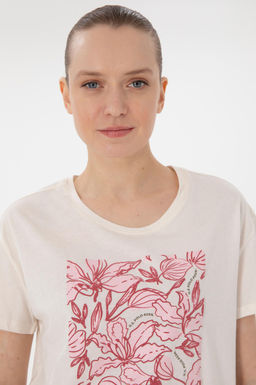 Kad_n Krem Ti__rt Sepette S_rpriz _ndirim - U.s. polo assn фото 2