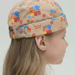 PELICAN, кепка (модель без козырька) для девочек, Бежевый