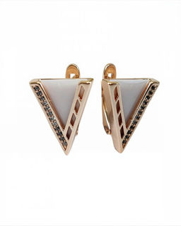 Серьги с керамикой