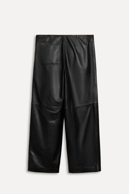 LEATHER TROUSERS WITH SEAM DETAIL 50TH ANNIVERSARY - Zara фото 4