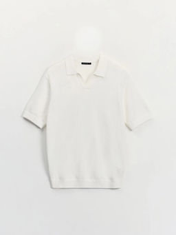 Джемпер поло из смесового хлопка / Zarina  фото 7