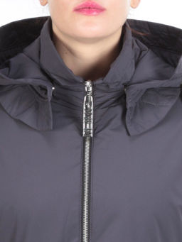 ZW-2306-C GRAY/PURPLE Пальто демисезонное женское (100 гр. синтепон) BLACK LEOPARD - Fashion фото 10