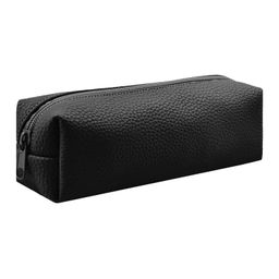 Пенал школьный Феникс+, арт.72019/ 30 ЧЕРНЫЙ (без наполнения, 20х6х5,5 см, искусственная кожа, молни