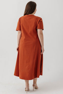 Платье 8978/01/Кирпичный