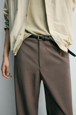 PANTAL?N FLUIDO RELAXED FIT / Gris claro - Zara фото 5