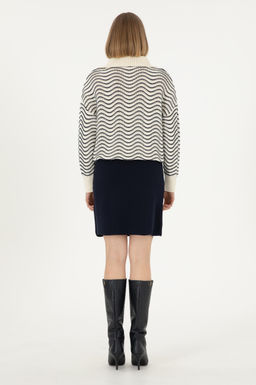 Женская темно-синяя трикотажная юбка Неожиданная скидка в корзине - U.s. polo assn фото 4