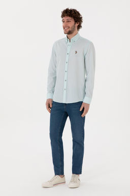 Erkek Su Ye_ili Uzun Kollu Basic G_mlek Sepette S_rpriz _ndirim - U.s. polo assn фото 4