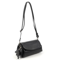 Женская кожаная сумка бочонок через плечо 0025-1