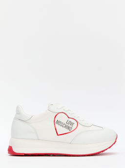 Женские кроссовки LOVE MOSCHINO DAILY RUNNING Артикул 4348415, белый  фото 3