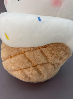 Мягкая игрушка "Panda ice cream", open mouth, 20 см