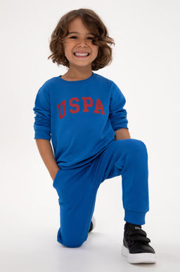 Erkek _ocuk Koyu Mavi Bisiklet Yaka Basic Sweatshirt Sepette S_rpriz _ndirim - U.s. polo assn фото 4