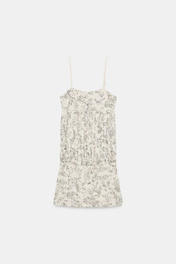 VESTIDO MINI ABALORIOS / Plata - Zara фото 6