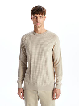 Bisiklet Yaka Erkek Triko Kazak