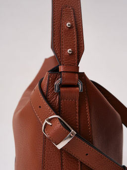 Сумка кожаная на плечо Azaro 30925 коричневый