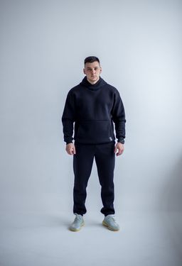 Костюм мужской утепленный ПРЕМИУМ качество, футер 3х нитка С НАЧЕСОМ - Knitka wear фото 3