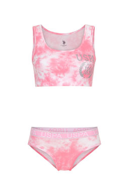 Розовый комплект женского нижнего белья Неожиданная скидка в корзине