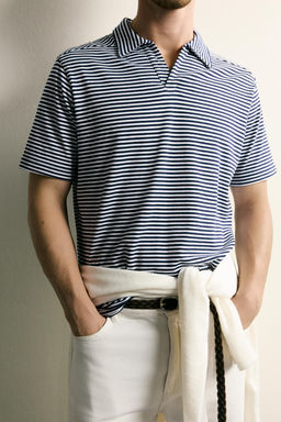 POLO FLUIDO REGULAR FIT RAYAS / rayas - Zara фото 5