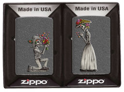 Набор из двух зажигалок Влюбленные зомби | Couple ZIPPO 28987