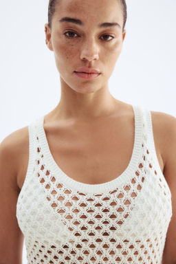 Vestido efecto crochet - H&m фото 5
